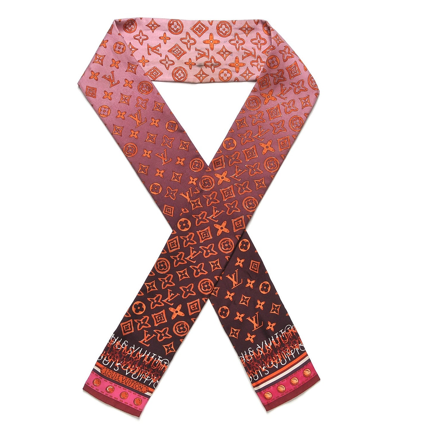Silk Monogram Map Bandeau Orient