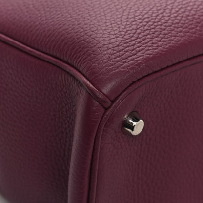 Christian Dior Bullcalf Large Diorissimo Tote Purple 13 of 16