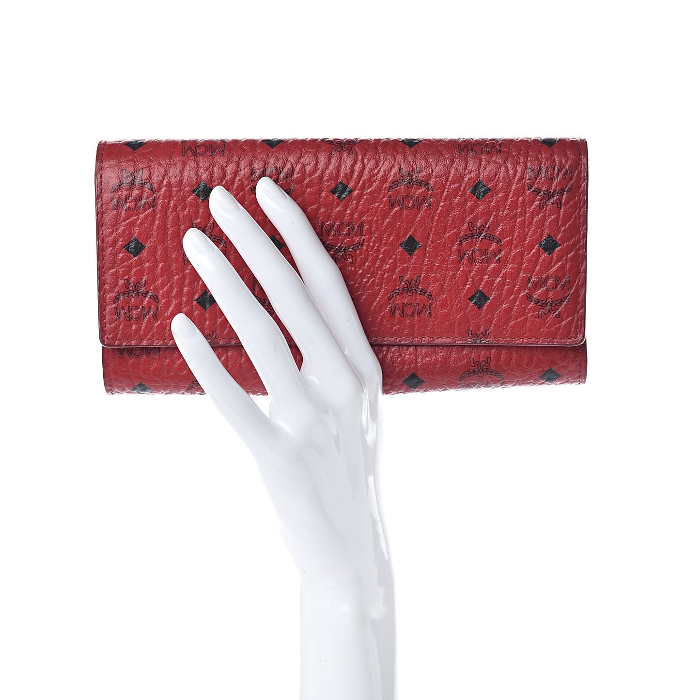 Visetos Continental Flap Wallet Red