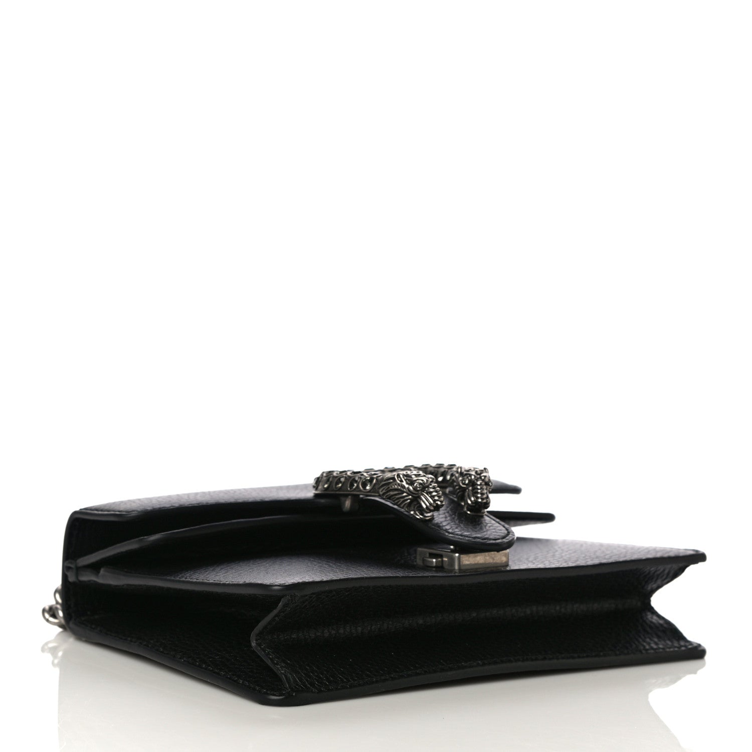 Gucci Calfskin Mini Dionysus Shoulder Bag Black 4 of 13