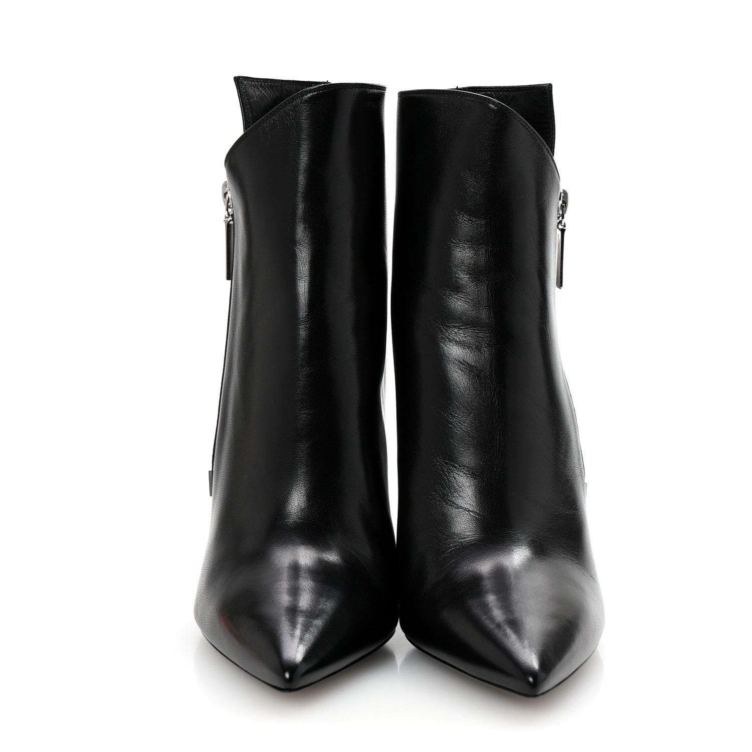 Saint Laurent Calfskin Niki 85 Wedge Booties 39.5 Black 1759748