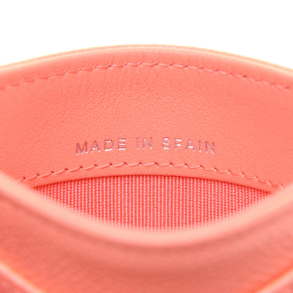 Chanel Caviar Quilted Card Holder Coral 9 of 12