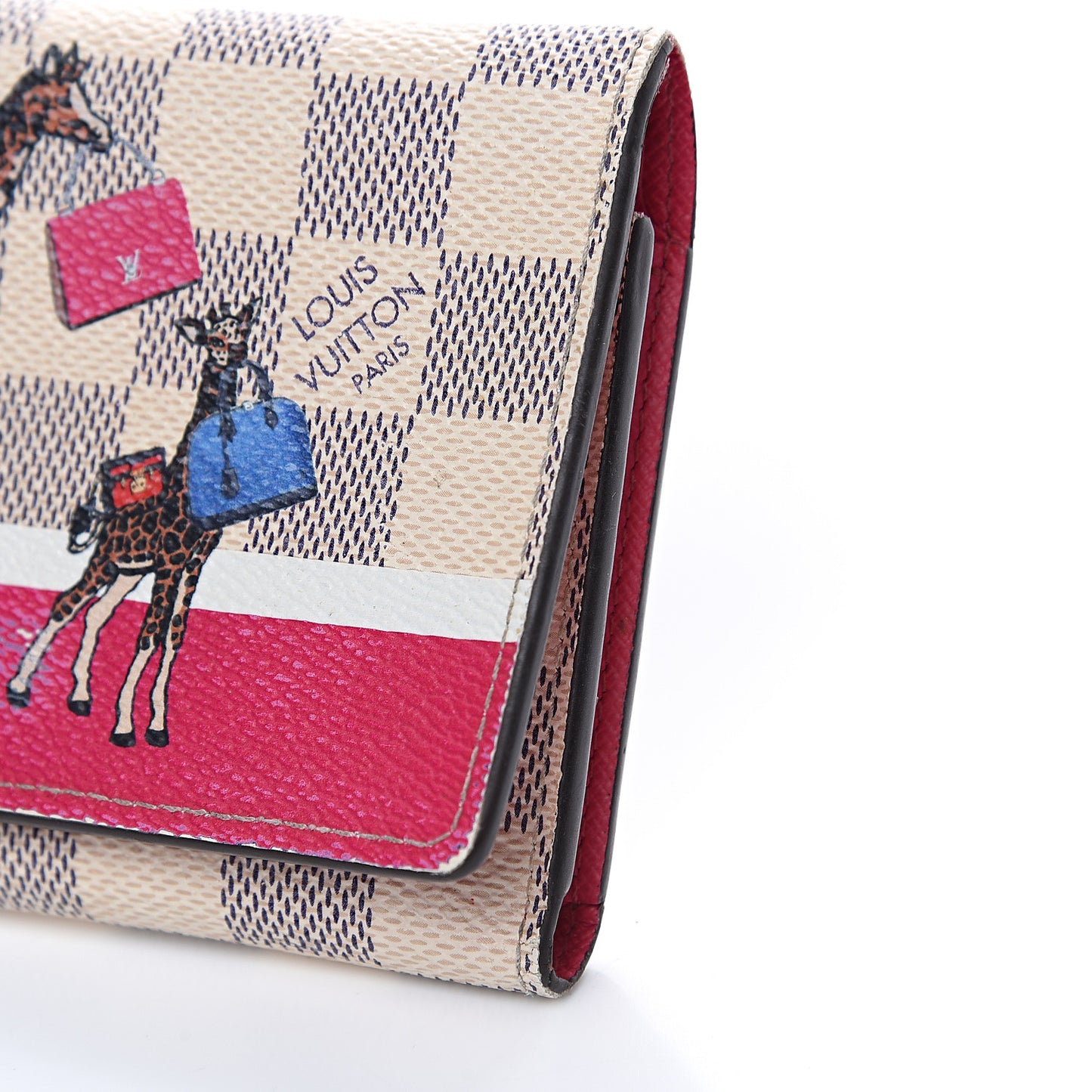 Damier Azur 2017 Christmas Animation Victorine Wallet