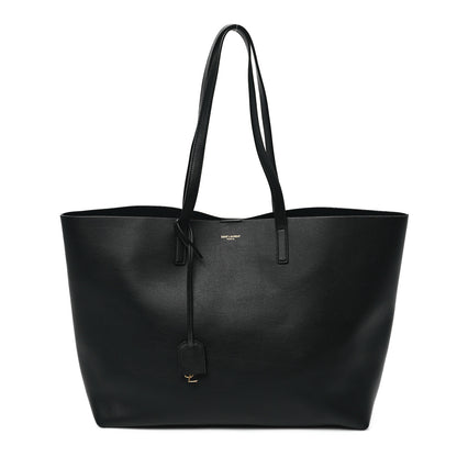 Saint Laurent Calfskin Large Shopping Tote Black 1 of 12