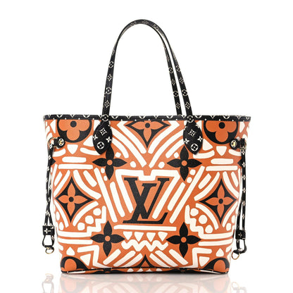 Louis Vuitton Monogram Giant Crafty Neverfull MM Creme Caramel 3 of 11