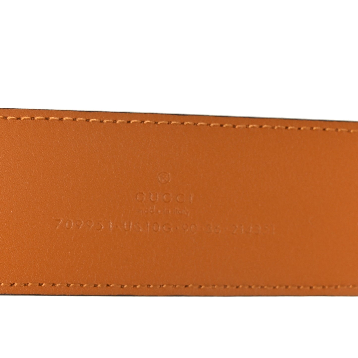 Calfskin G Buckle Belt 90 36 Light Brown