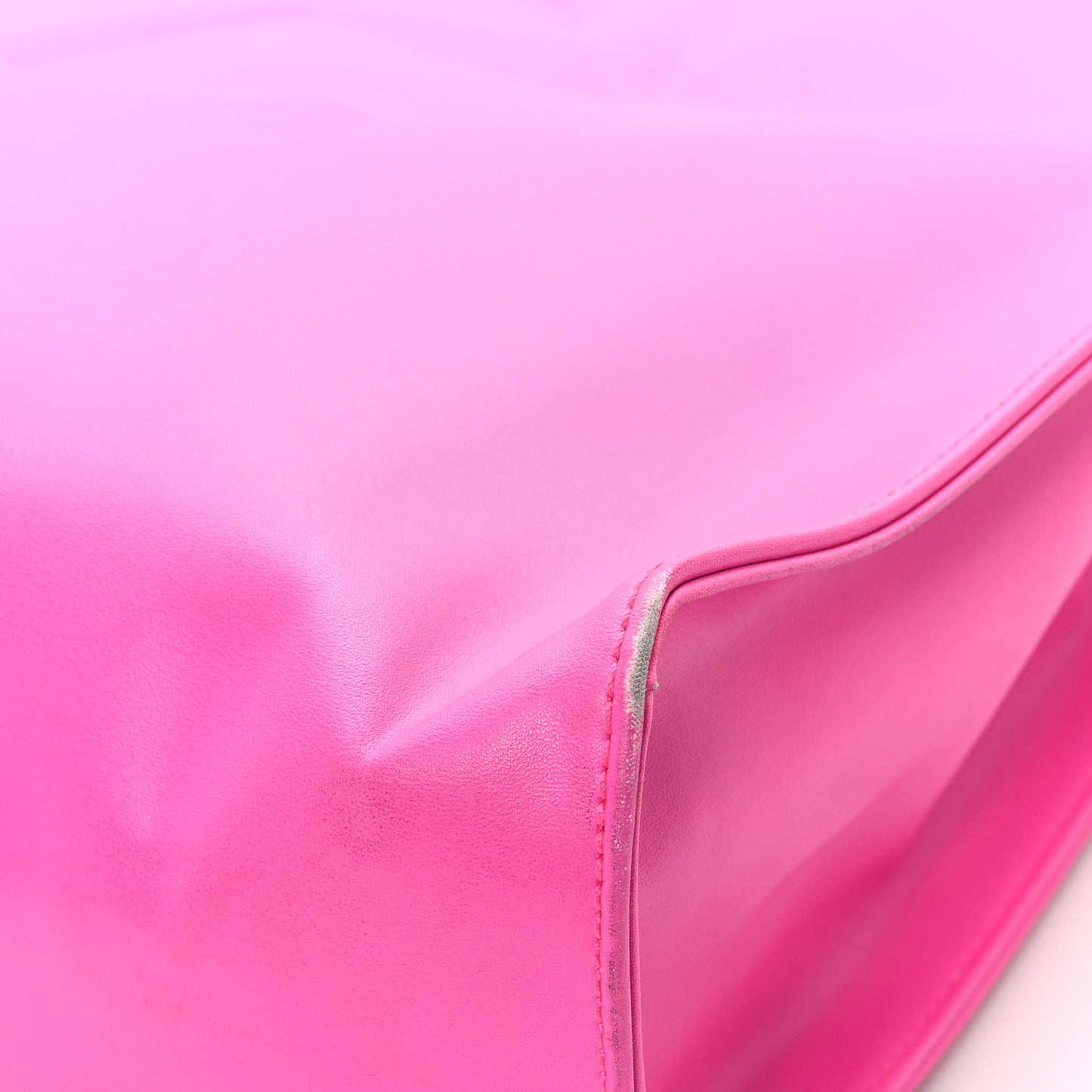 Vegan Leather Medium Shopping Bag Azalea