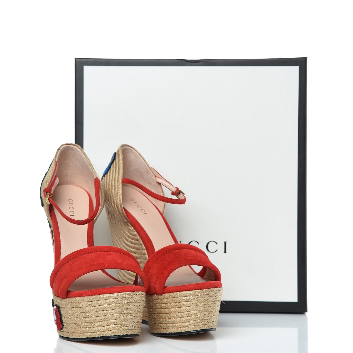 Kid Scamosciato Ophelia Espadrille Platform Wedge Sandals 37 Hibiscus Rd