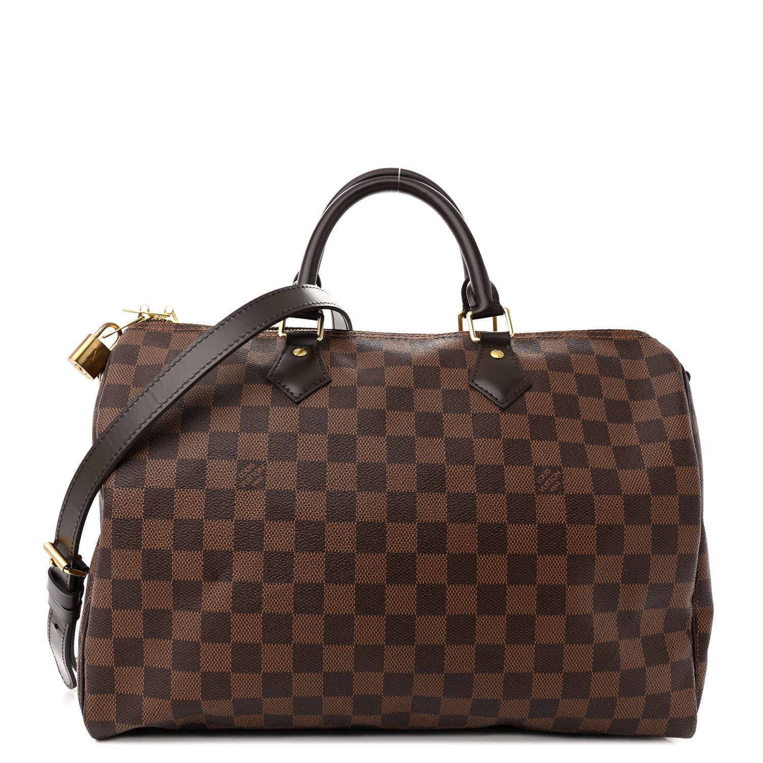 Louis Vuitton Damier Ebene Speedy Bandouliere 35 1 of 12