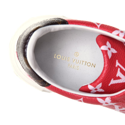 Louis Vuitton Monogram Escale Time Out Sneakers 35.5 Red 7 of 8