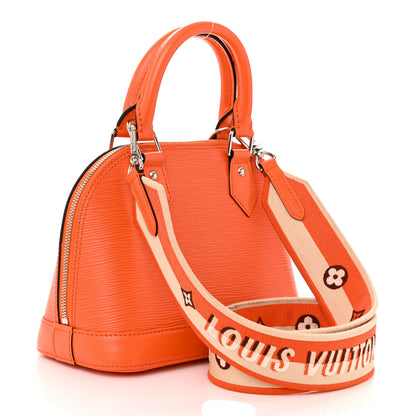 Louis Vuitton Epi Jacquard Alma BB Orange 3 of 10