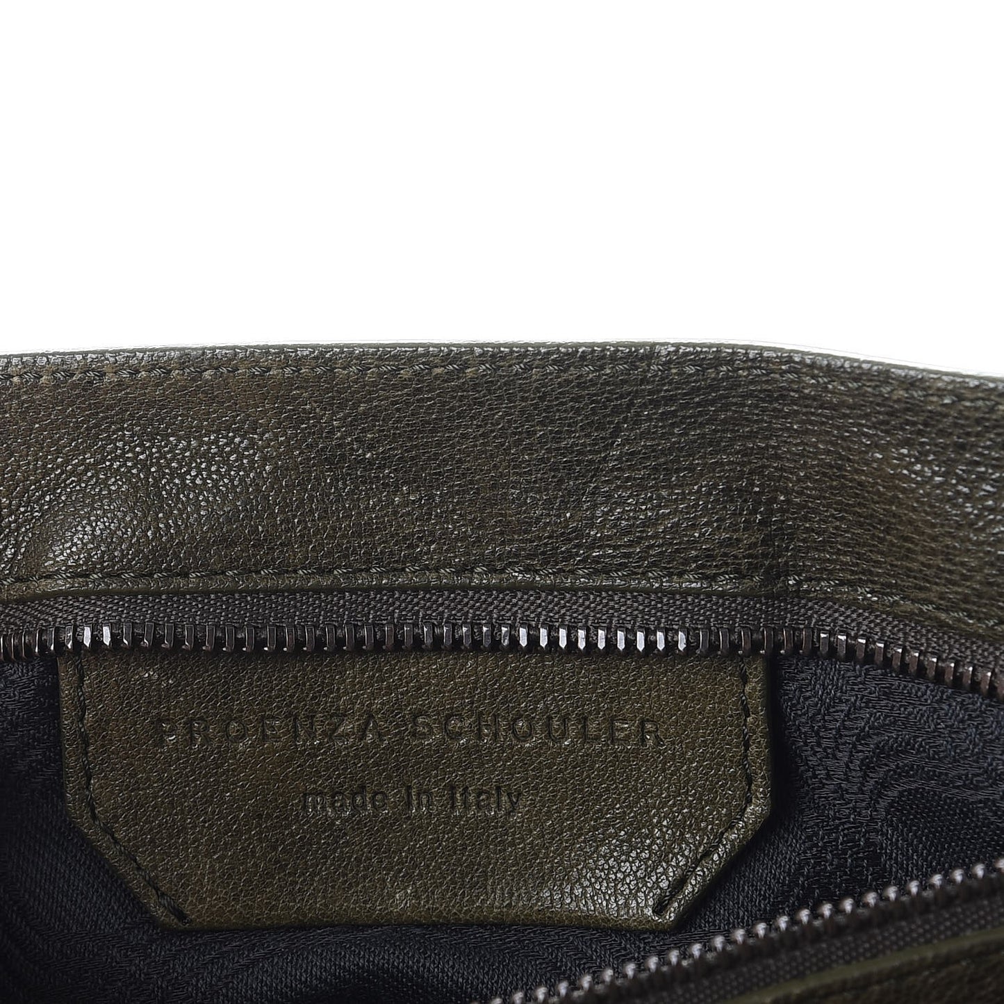 Lambskin Large PS1 Satchel Military