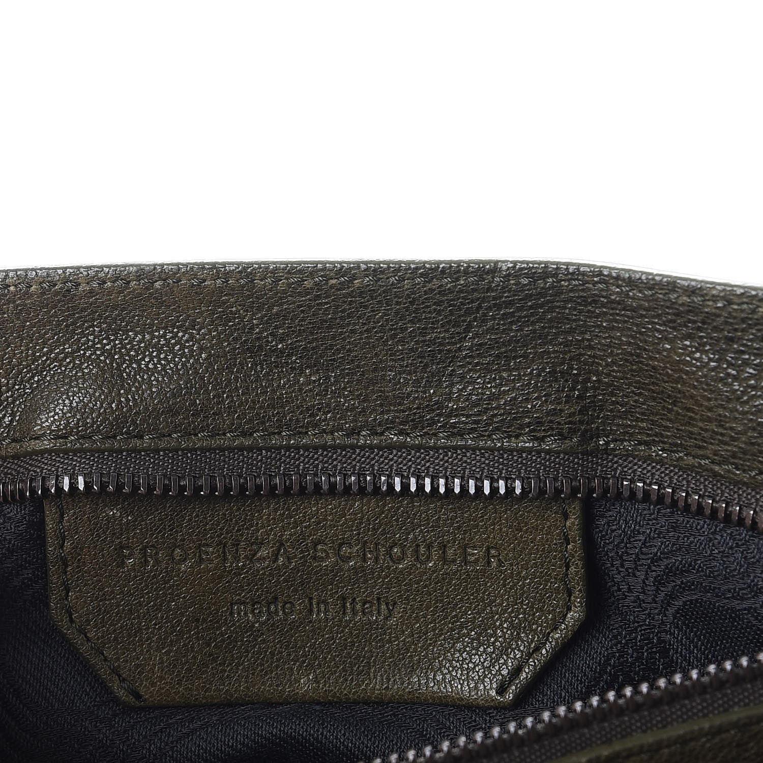 Proenza Schouler Lambskin Large PS1 Satchel Military 6 of 17