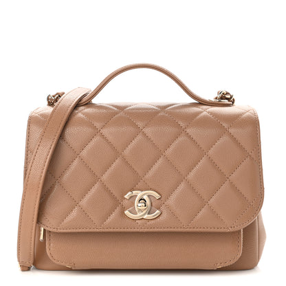Chanel Caviar Quilted Medium Business Affinity Flap Beige 1 of 9