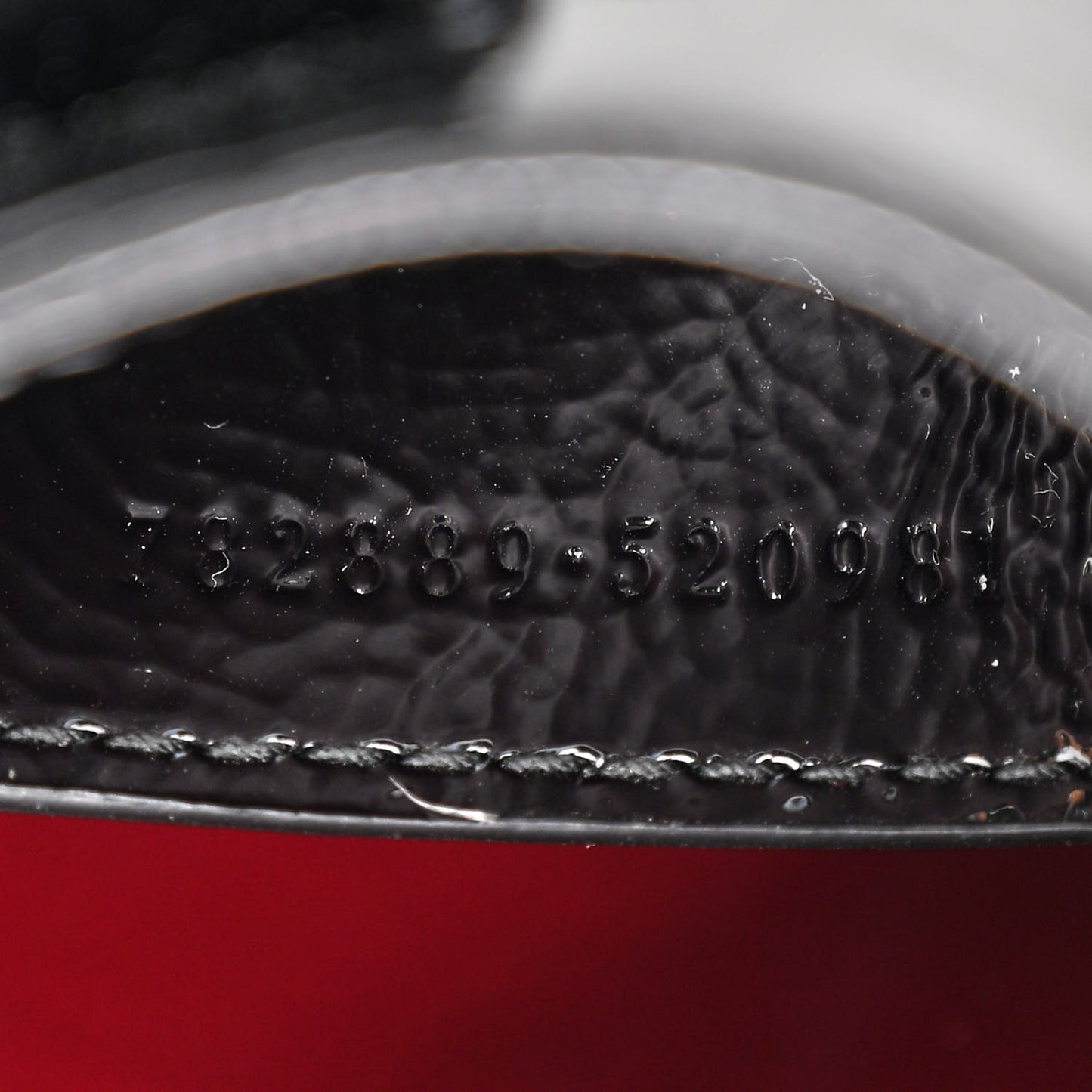 Crinkled Patent Mini Jackie Notte Bag Black