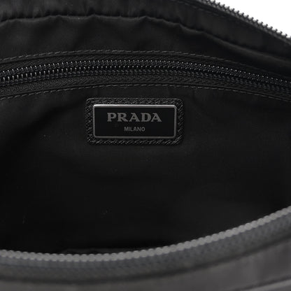 Prada Tessuto Nylon Saffiano Belt Bag Black 6 of 9
