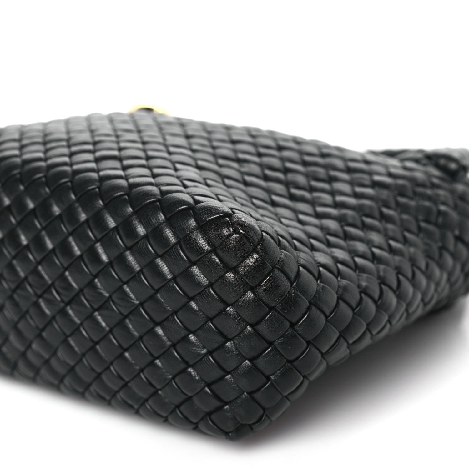 Bottega Veneta Calfskin Intreccio Mini Tosca Black 8 of 8