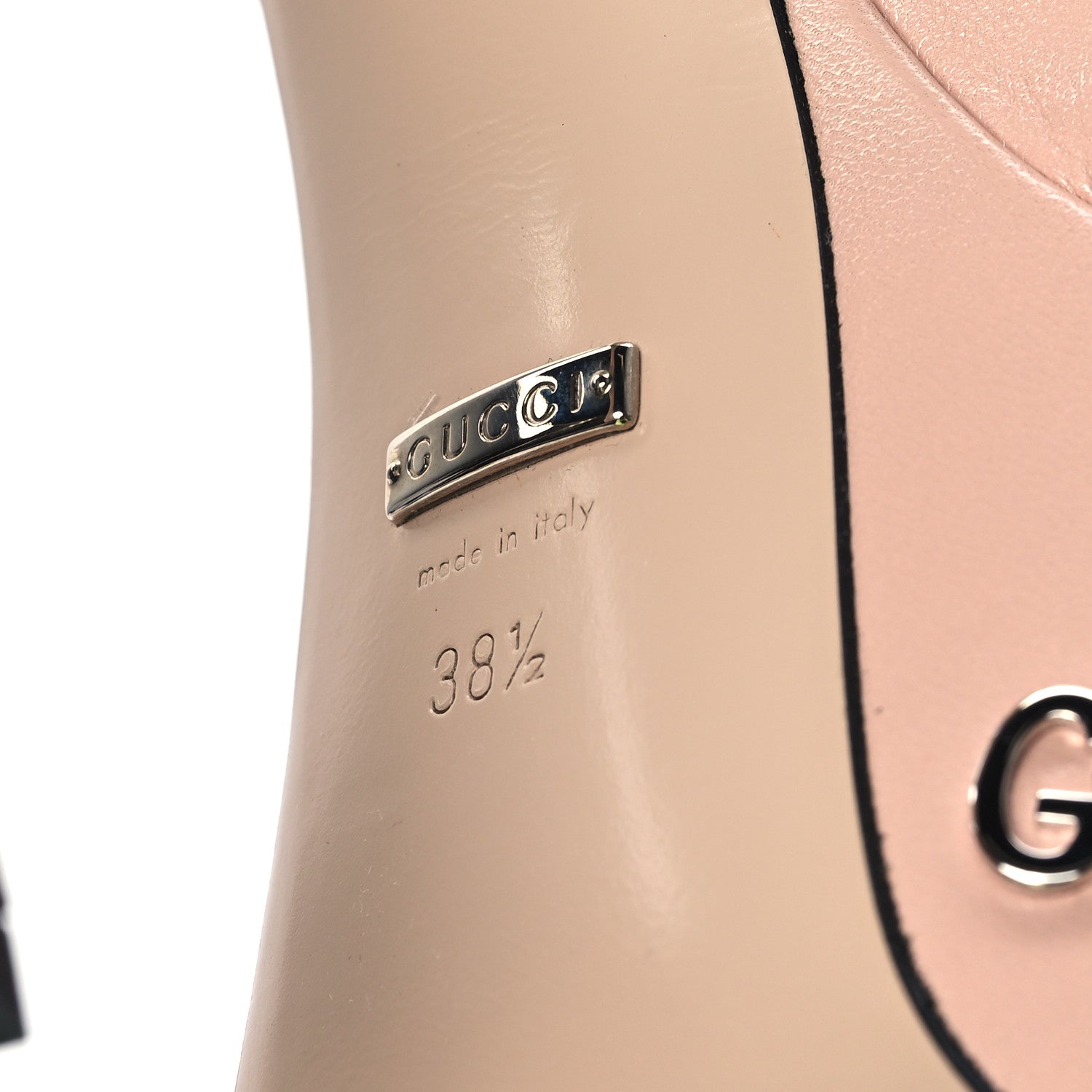 Gucci Malaga Kid Interlocking G Studs 155mm Platform Sandals 38.5 Perfect Pink 6 of 8