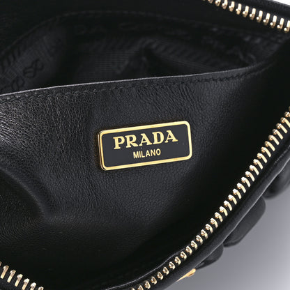 Prada Tessuto Nylon Gaufre Wristlet Black 5 of 11