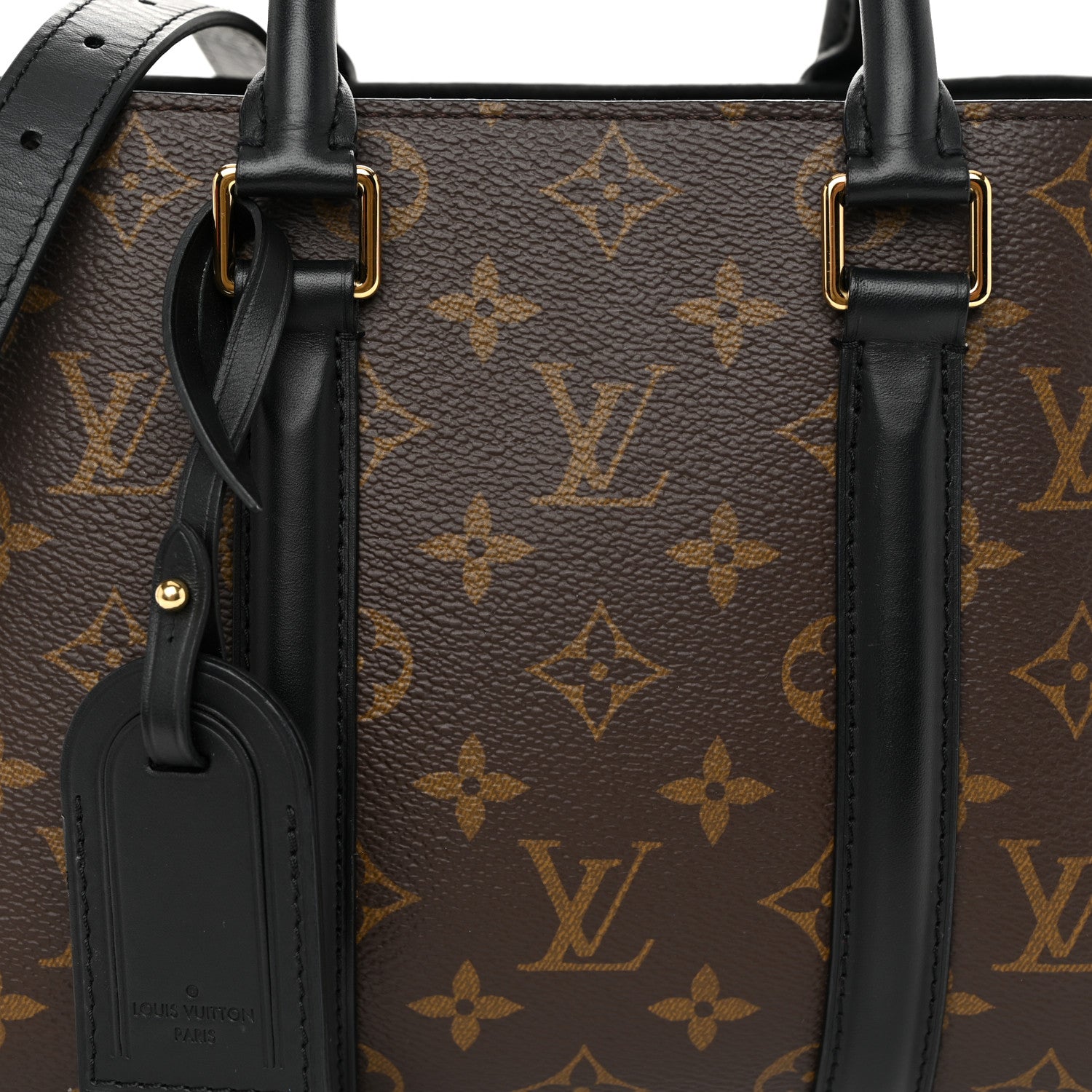 Louis Vuitton Monogram Soufflot BB Black 9 of 11