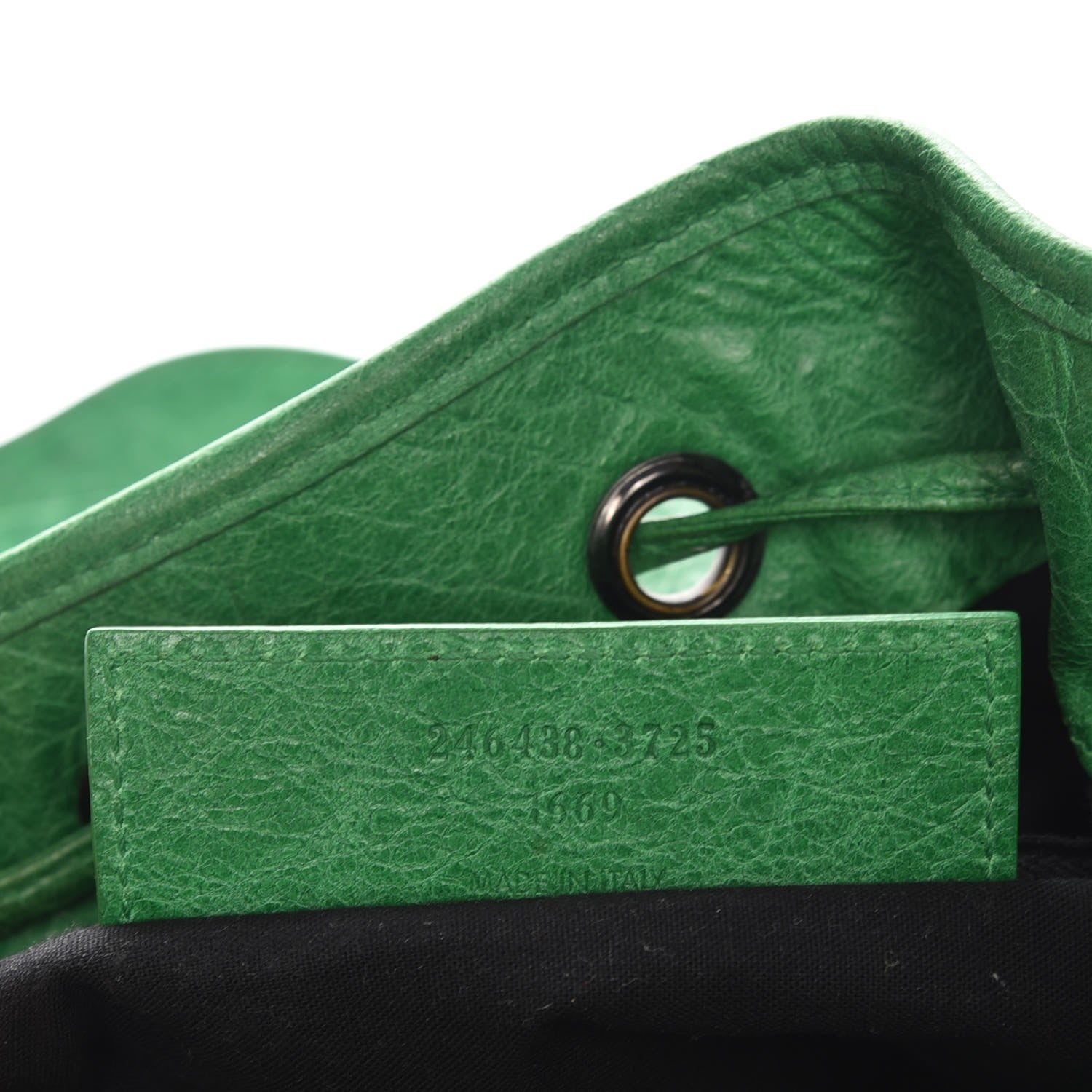 Balenciaga Agneau Classic Hardware Mini Pompon Vert Poker 8 of 11