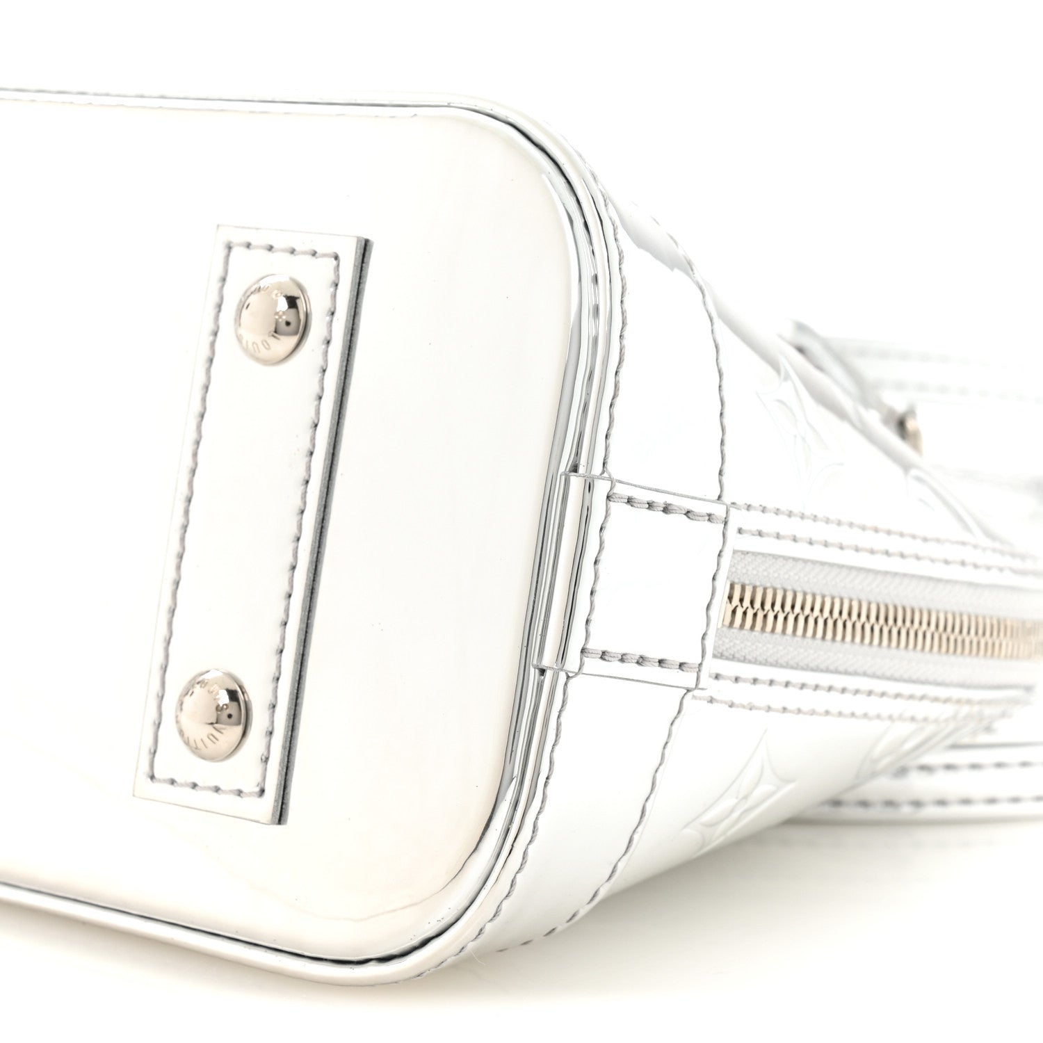 Louis Vuitton Monogram Miroir Alma BB Silver 8 of 9