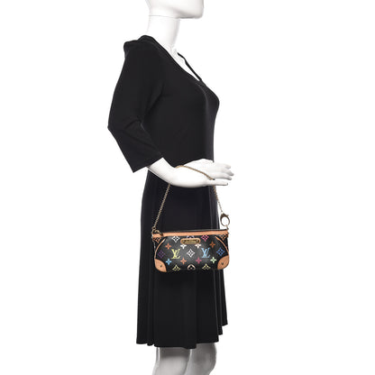 Louis Vuitton Monogram Multicolor Pochette Milla MM Black 2 of 9