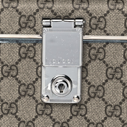 Gucci GG Supreme Monogram Globe-Trotter Beauty Case Brown 9 of 11