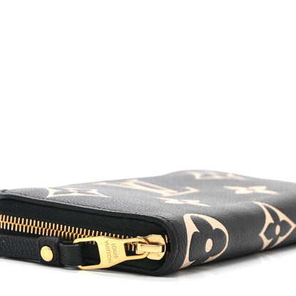 Louis Vuitton Empreinte Monogram Giant Zippy Wallet Black Beige 7 of 8