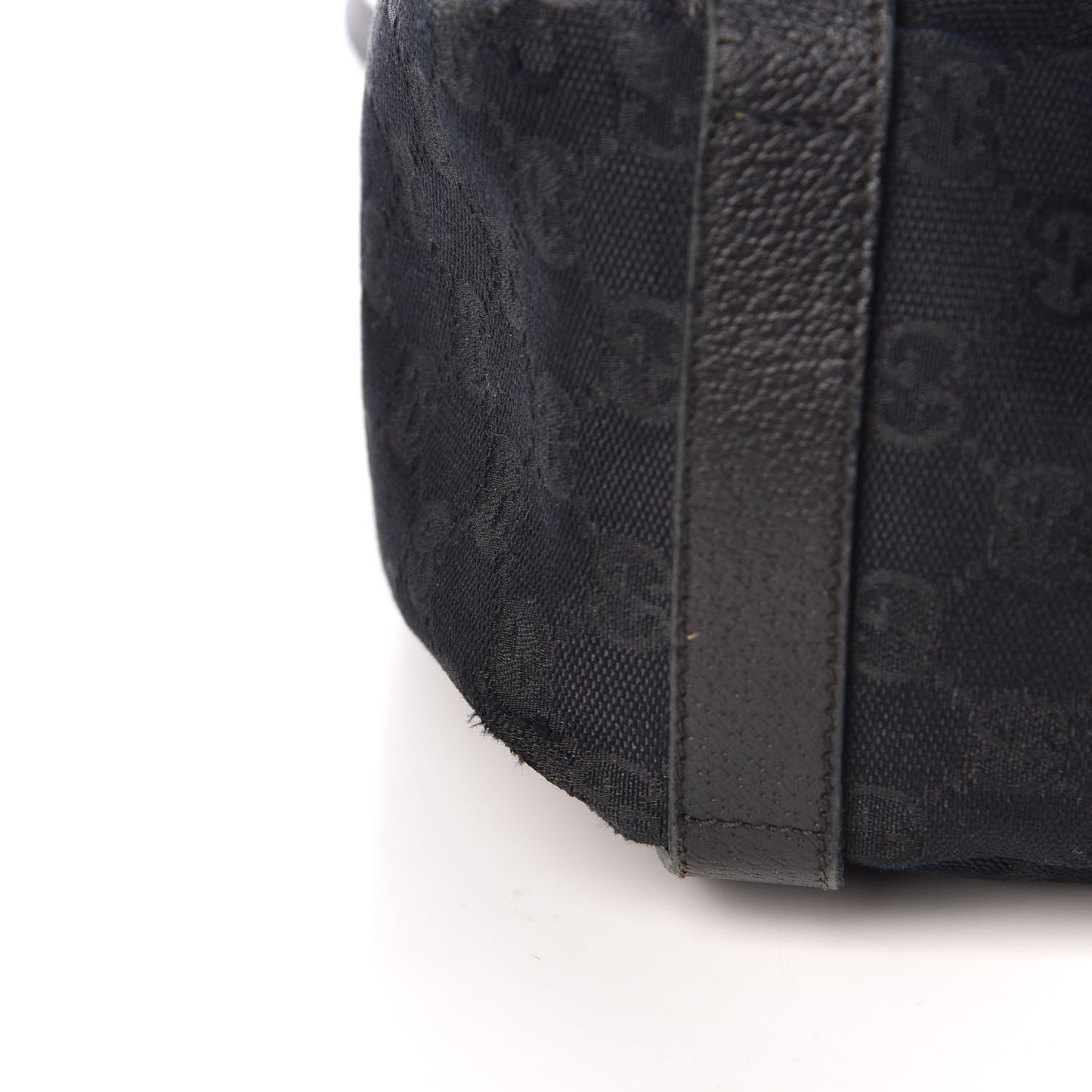 Monogram Medium Abbey Shoulder Bag Black