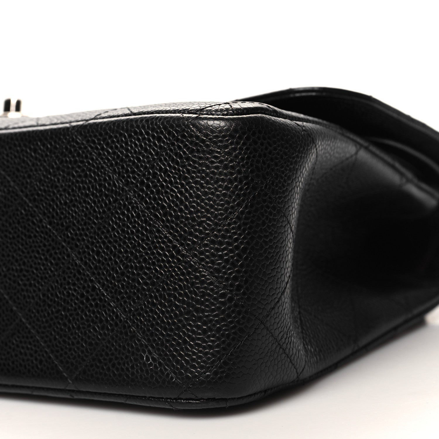 Chanel Caviar Quilted Jumbo Double Flap Black 10 of 11