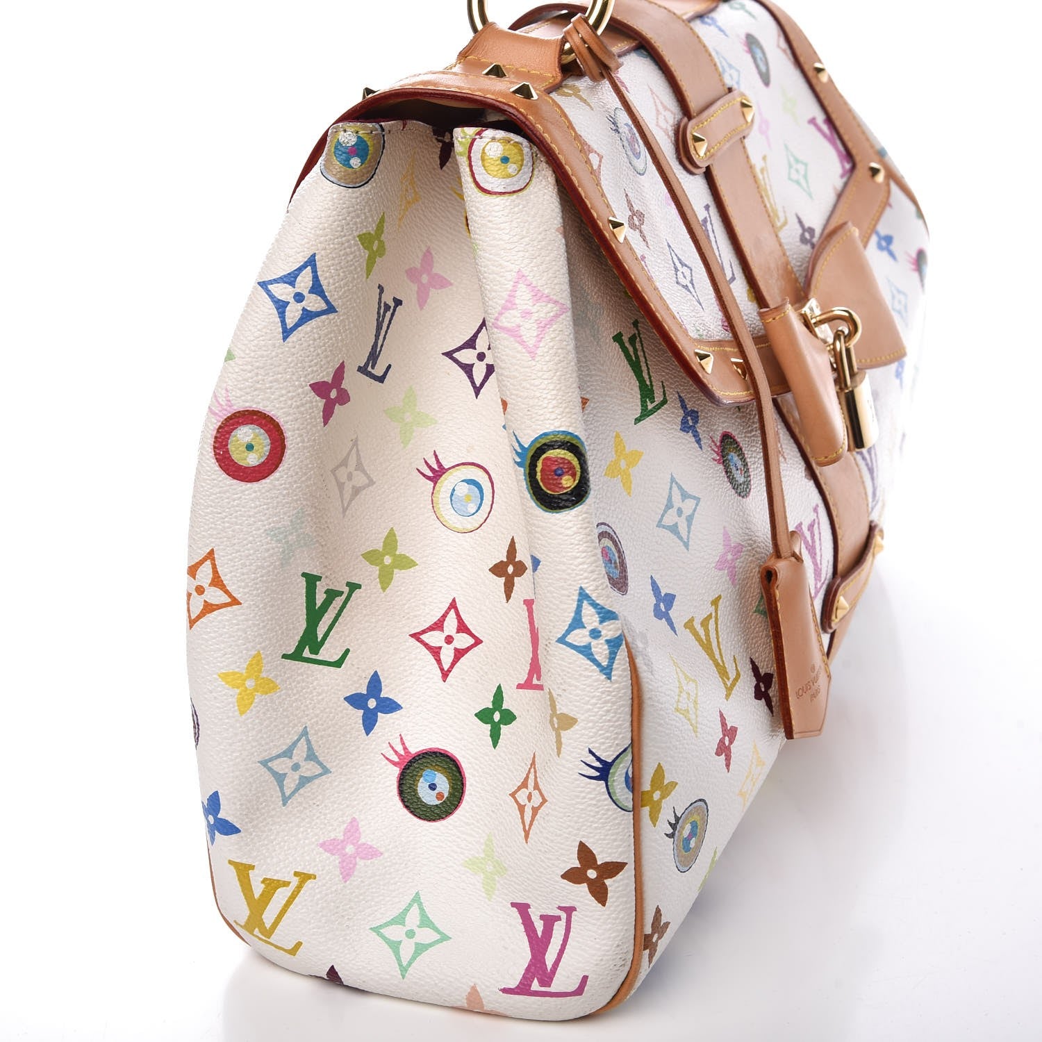 Louis Vuitton Monogram Multicolor Murakami Eye Love You White 18 of 18