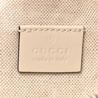 Gucci Calfskin GG Tennis Embossed Belt Bag Mystic White 6 of 10