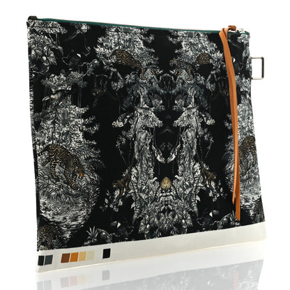 Hermes Cotton Goatskin Navette Petit H Pouch GM 3 of 9