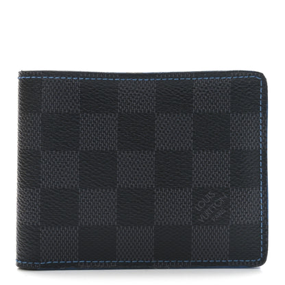 Louis Vuitton Damier Graphite Slender Wallet Blue 1 of 7