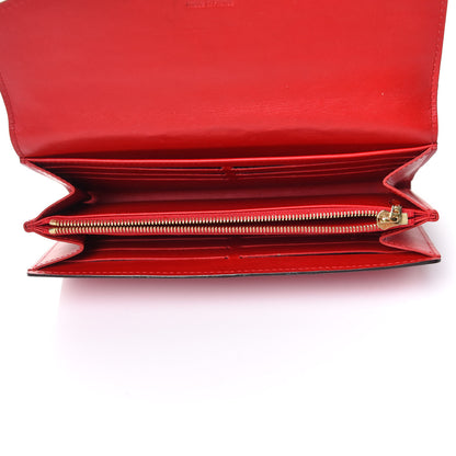 Louis Vuitton Vernis Sarah Wallet NM Cherry 5 of 9
