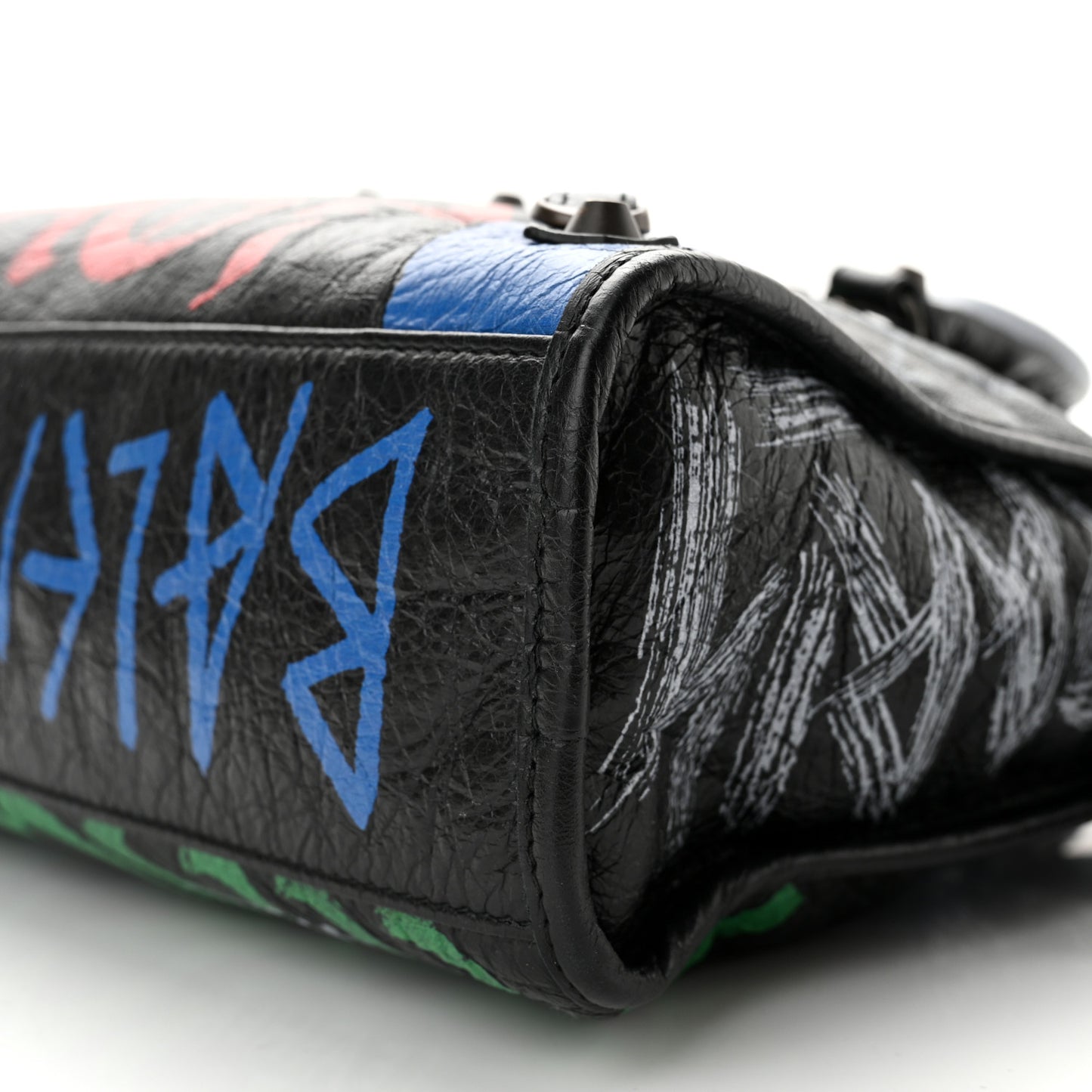 Agneau Graffiti All Over Classic Hardware S City Black Vert Rouge