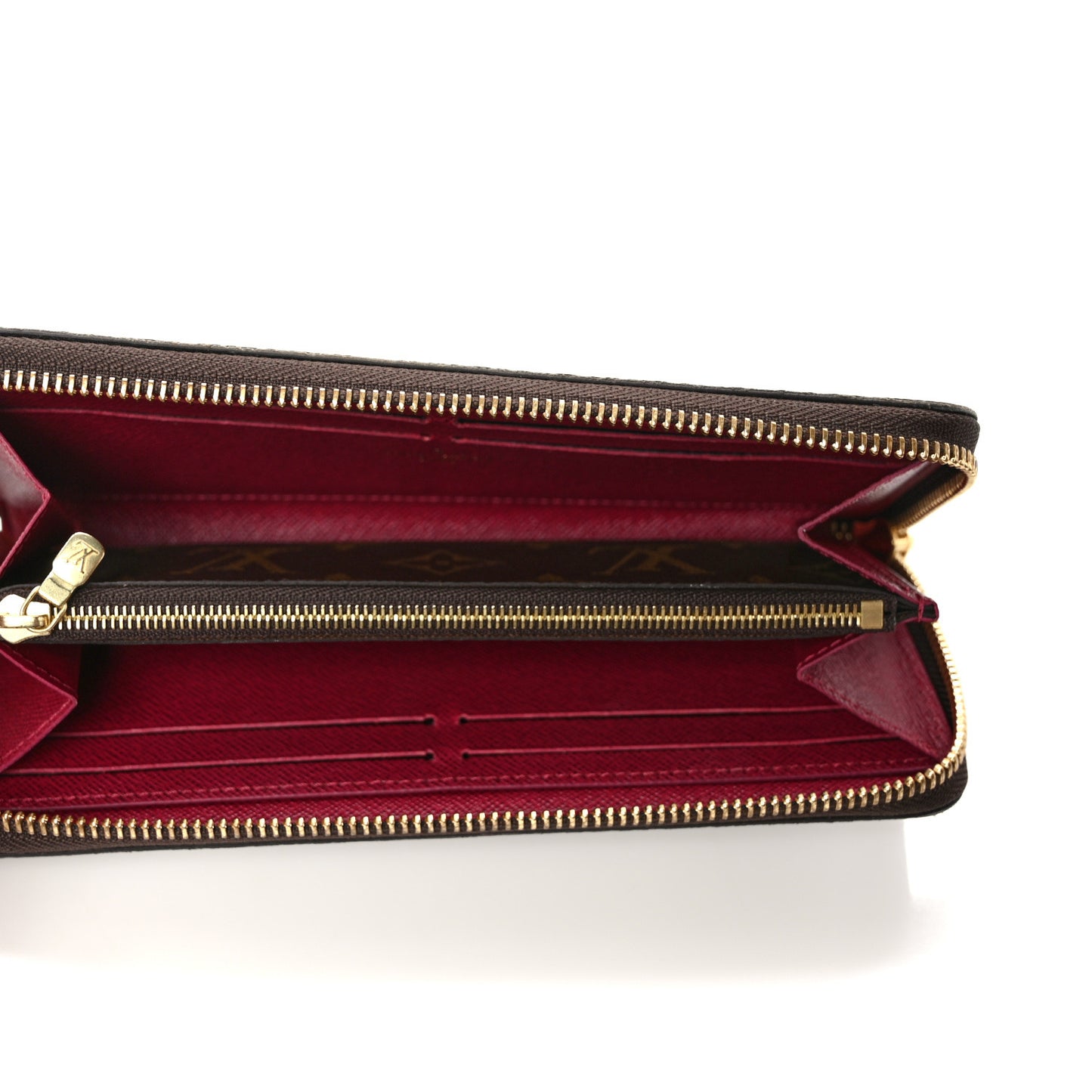 Monogram Clemence Wallet Fuchsia