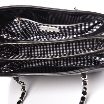 Chanel Vinyl Lipstick Ligne Tote Black 5 of 20