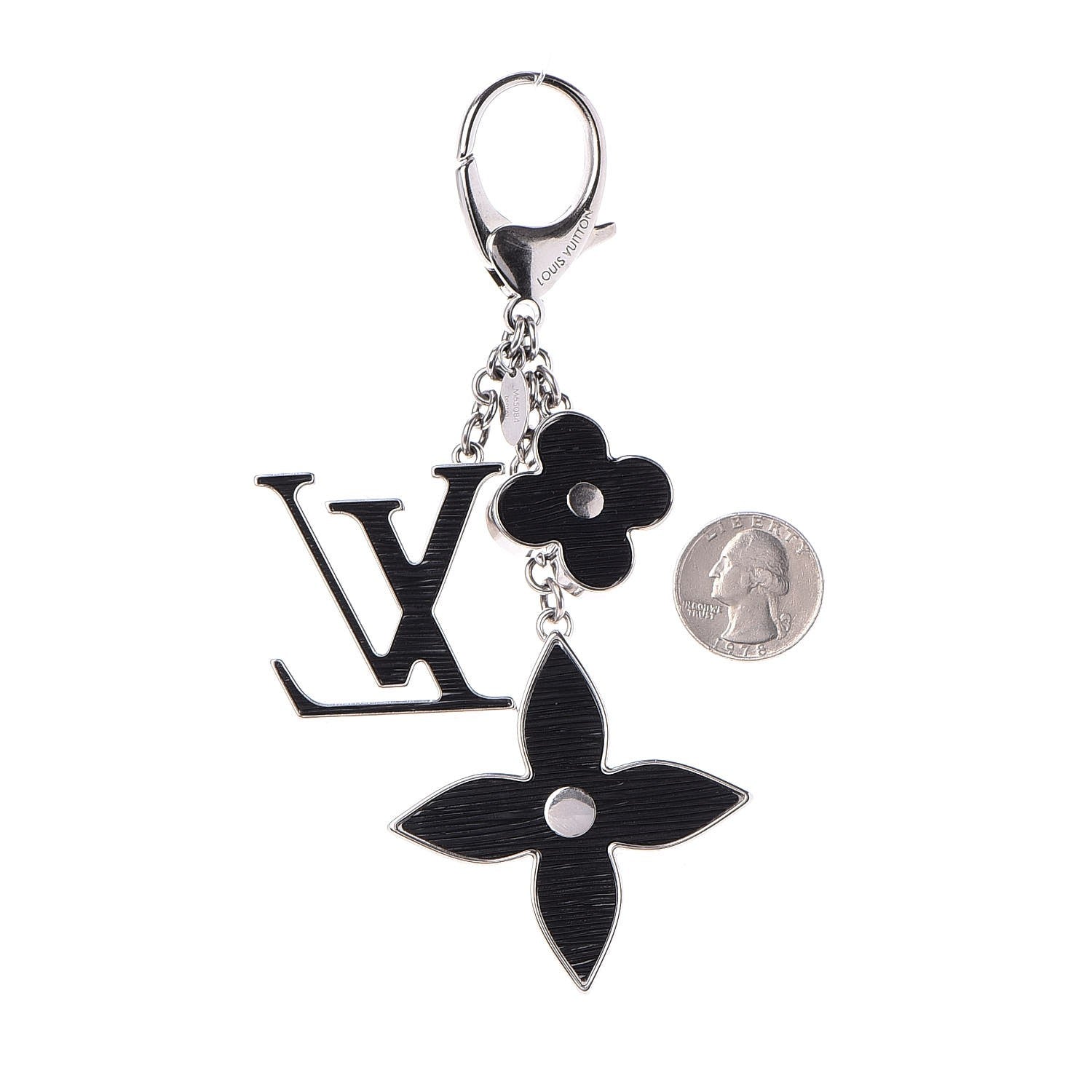 Louis Vuitton Electric Epi Fleur d'Epi Bag Charm Black 2 of 6