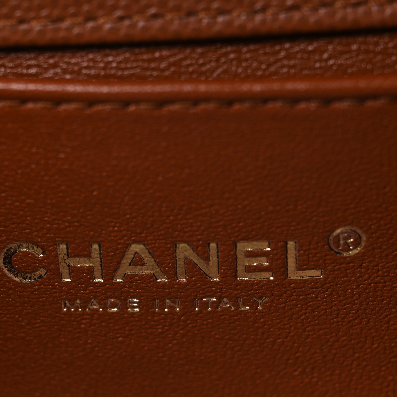 Chanel Caviar Quilted Medium Boy Flap Brown 6 of 10