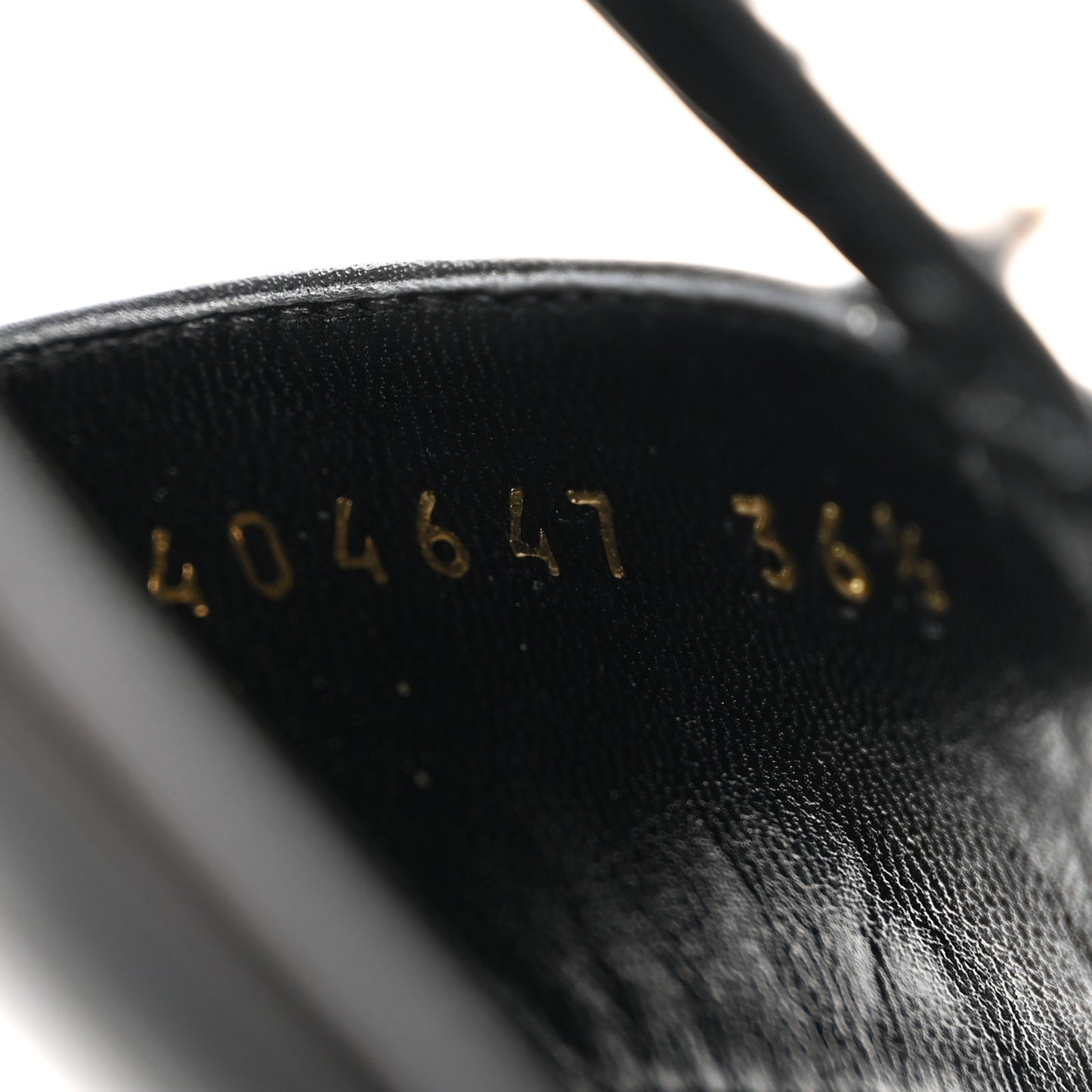 Calfskin Studded Ankle Strap Sandals 36.5 Black