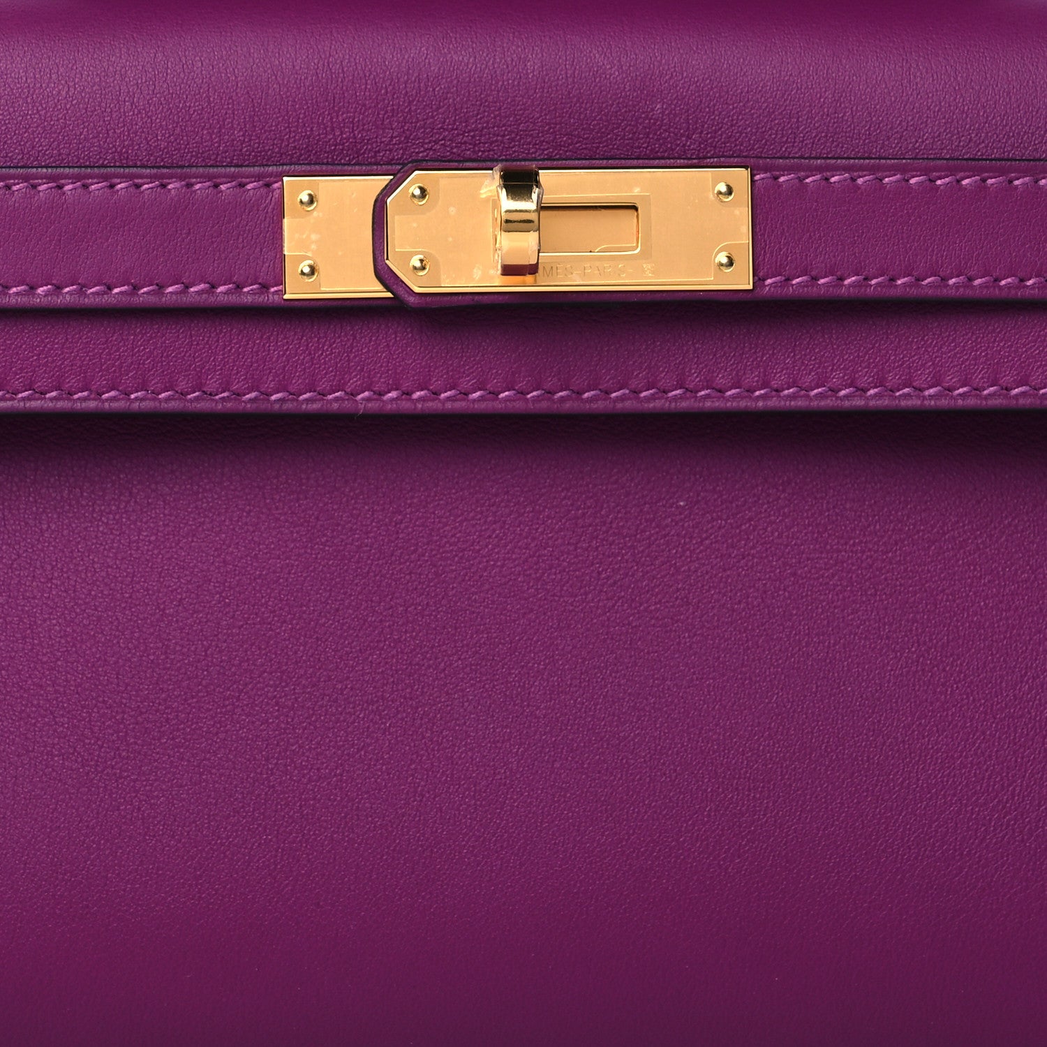 Hermes Swift Kelly Cut Clutch Pochette Anemone 8 of 11