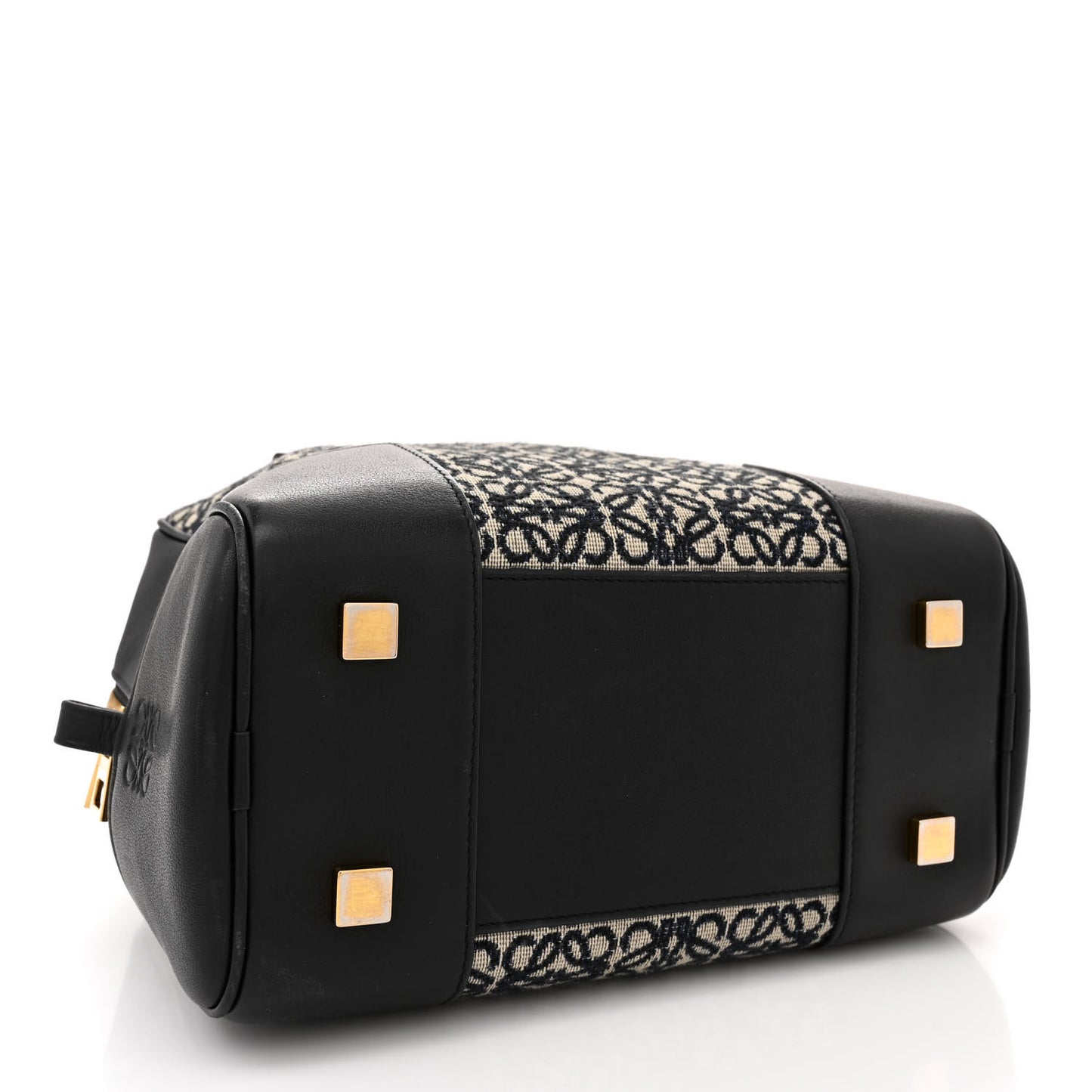 Jacquard Anagram Calfskin Amazona 19 Black Navy