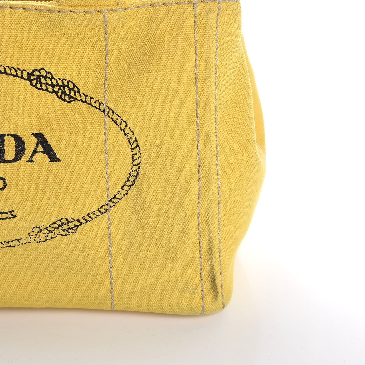 Canvas Canapa Small Logo Tote Yellow