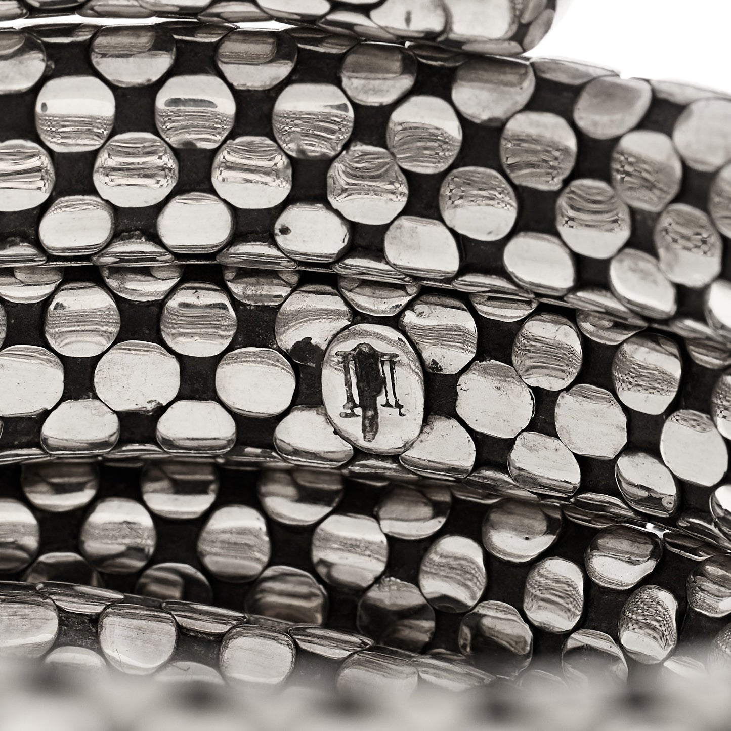 Sterling Silver Dot Four Coil Bracelet