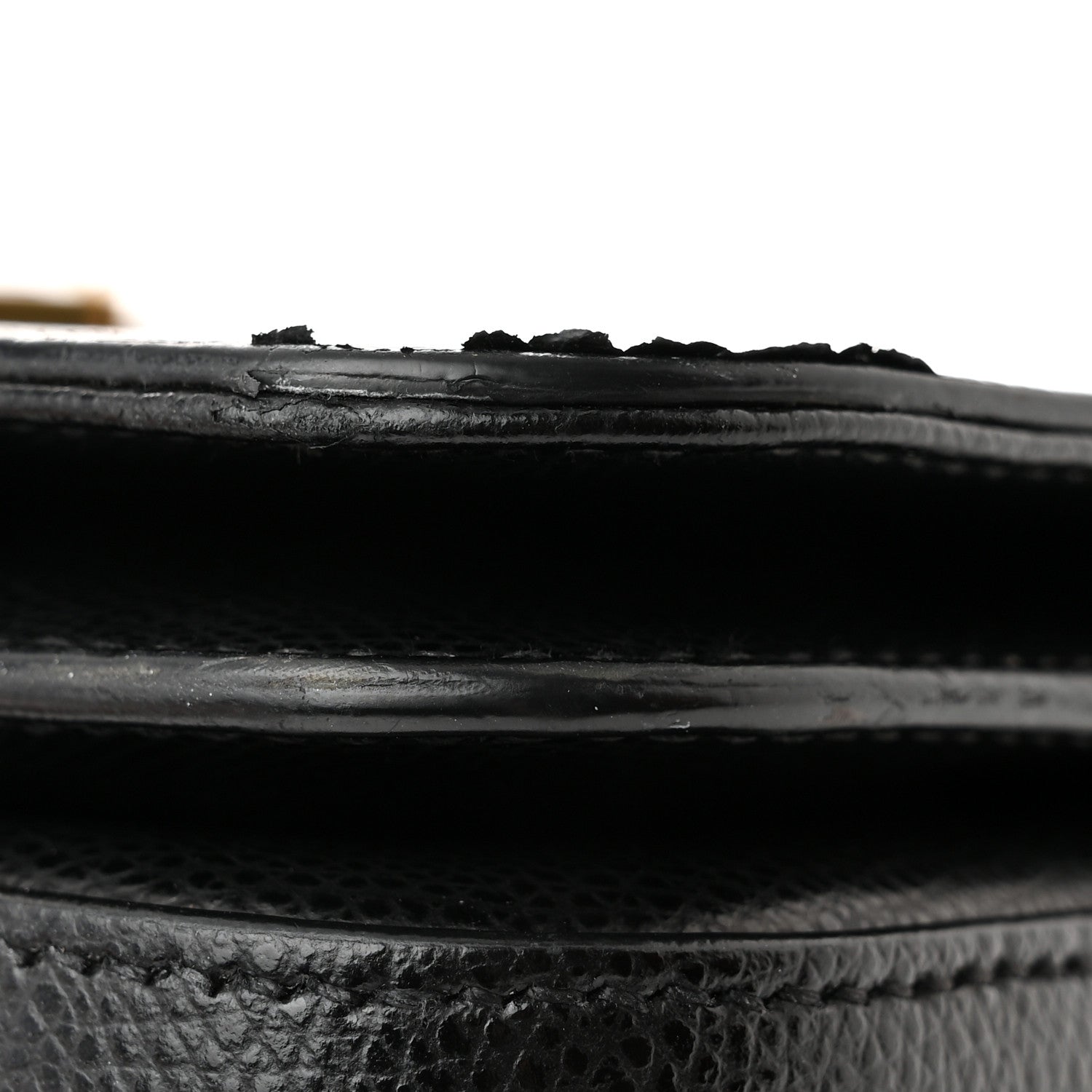 Saint Laurent Textured Calfskin Medium Classic Monogram Universite Bag Black 17 of 18