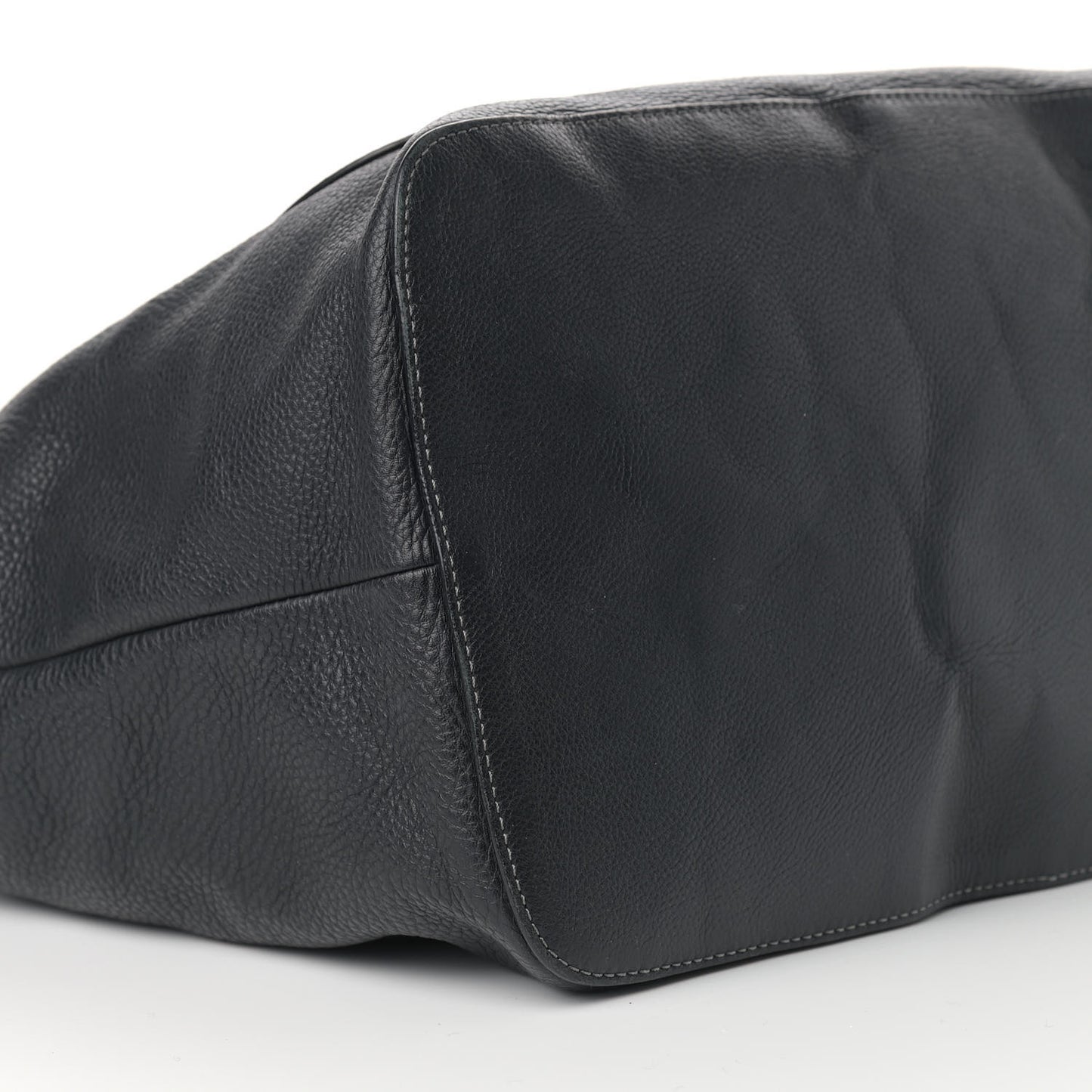 Calfskin Large New Marcie Tote Black