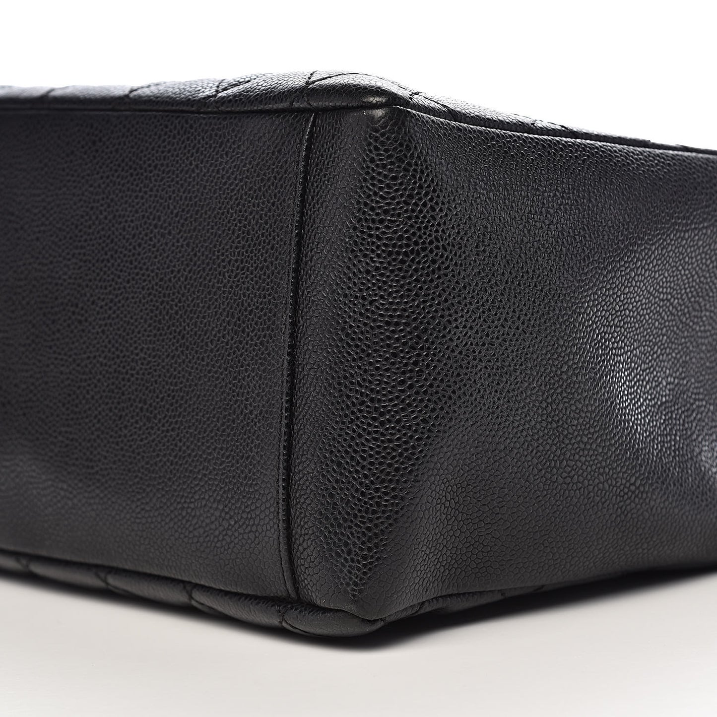 Caviar Quilted Grand Shopping Tote GST Black