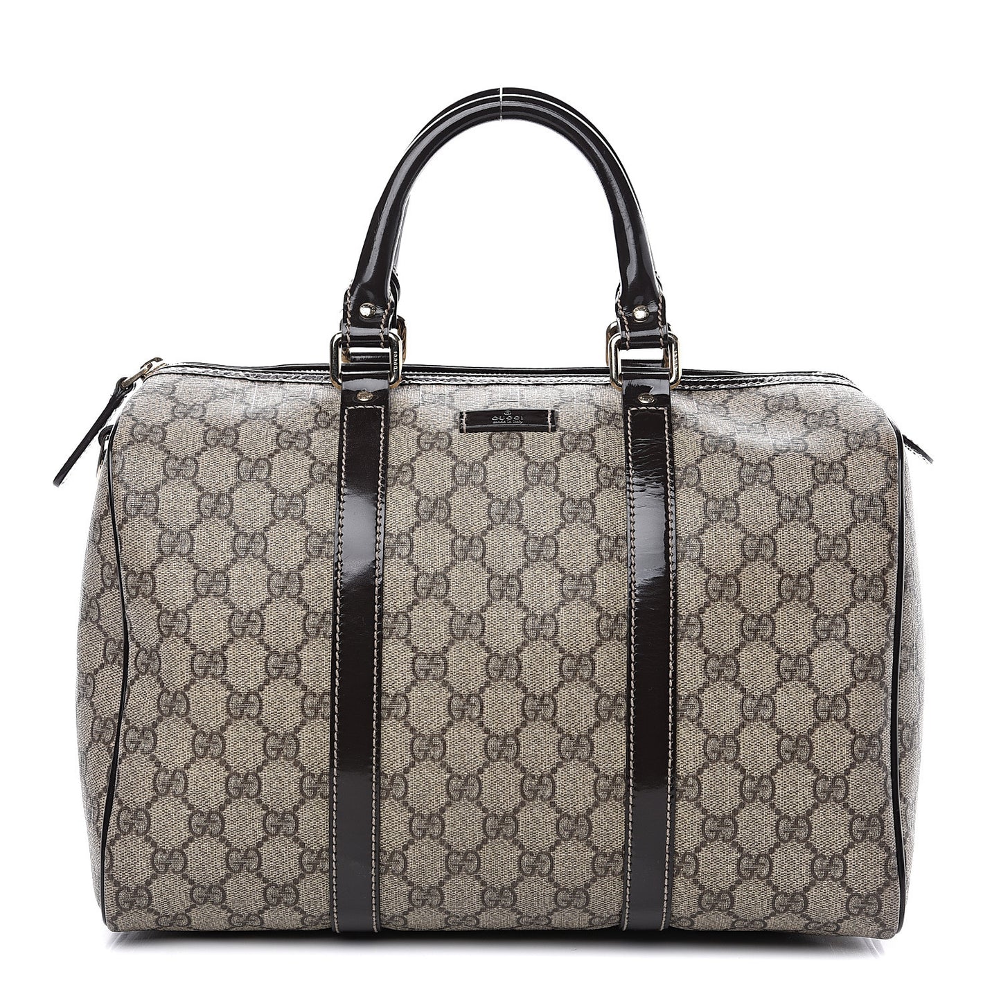 GG Plus Monogram Medium Joy Boston Dark Brown